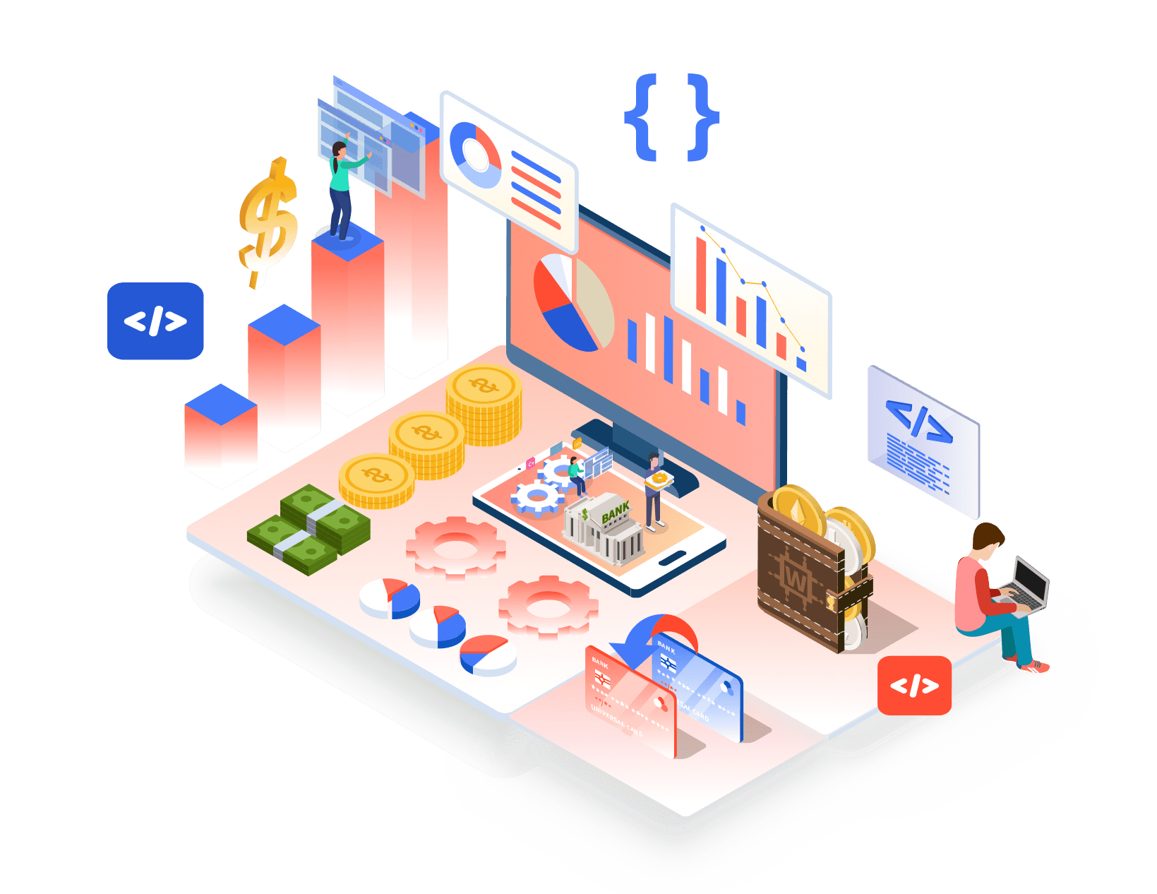 Custom fintech software solution for digital finance